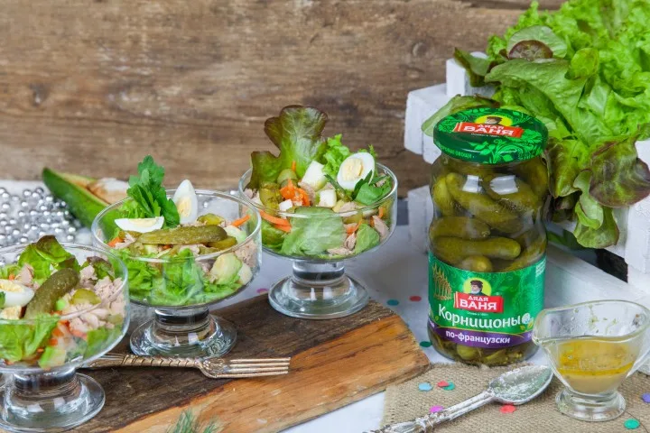 Новогодняя, порционная закуска