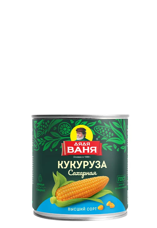 Кукуруза сахарная в зёрнах 340 г