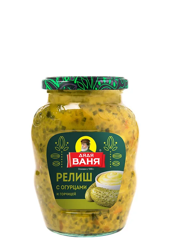 Релиш с огурцами и горчицей 350 г