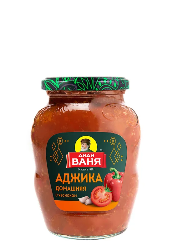 Аджика домашняя с чесноком 460 г