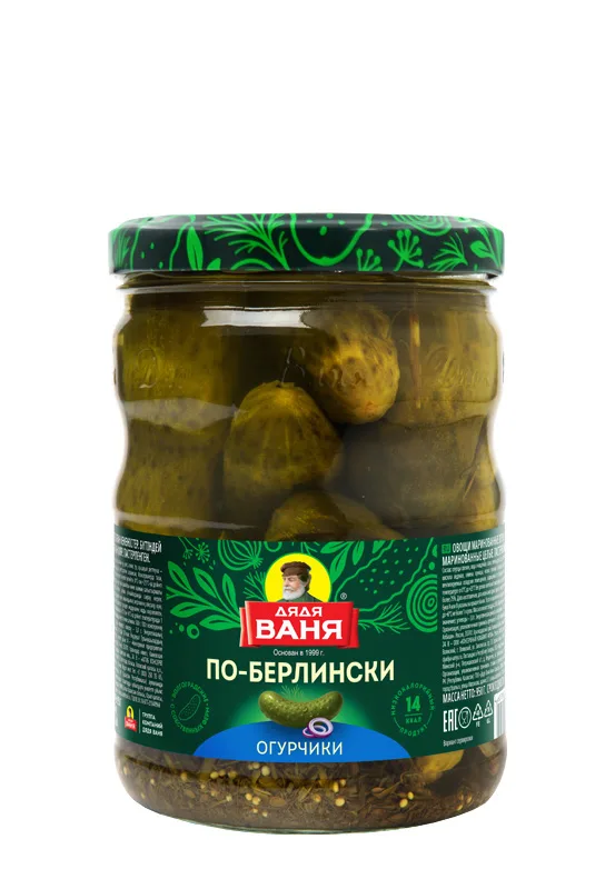 Огурчики по-берлински 950 г