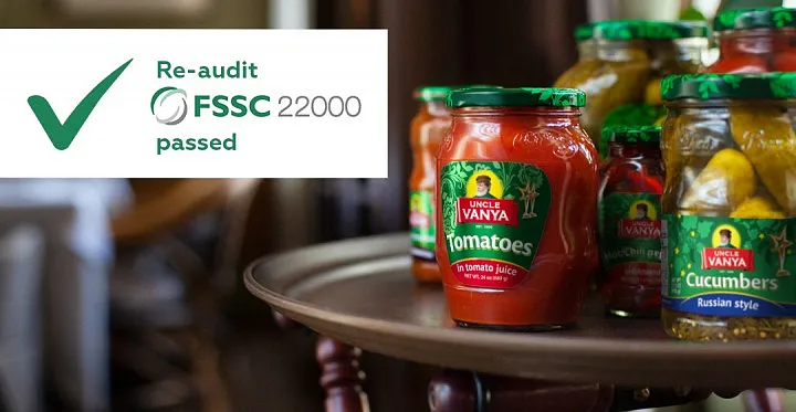 Re-audit FSSC 22000 passed