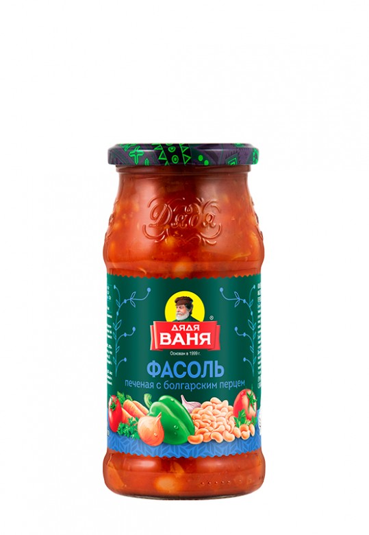 Фасоль печеная с болгарским перцем 480 г
