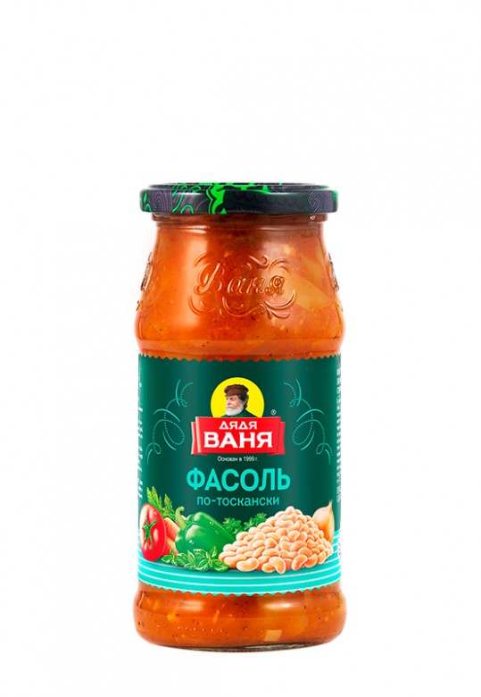 Закусочка «Фасоль по-тоскански» 460 г
